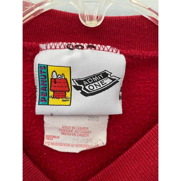 Vintage Peanuts ¨Joe Holiday¨ Joe Cool Sweatshirt  Made in Canada Size Medium - Picture 3 of 6